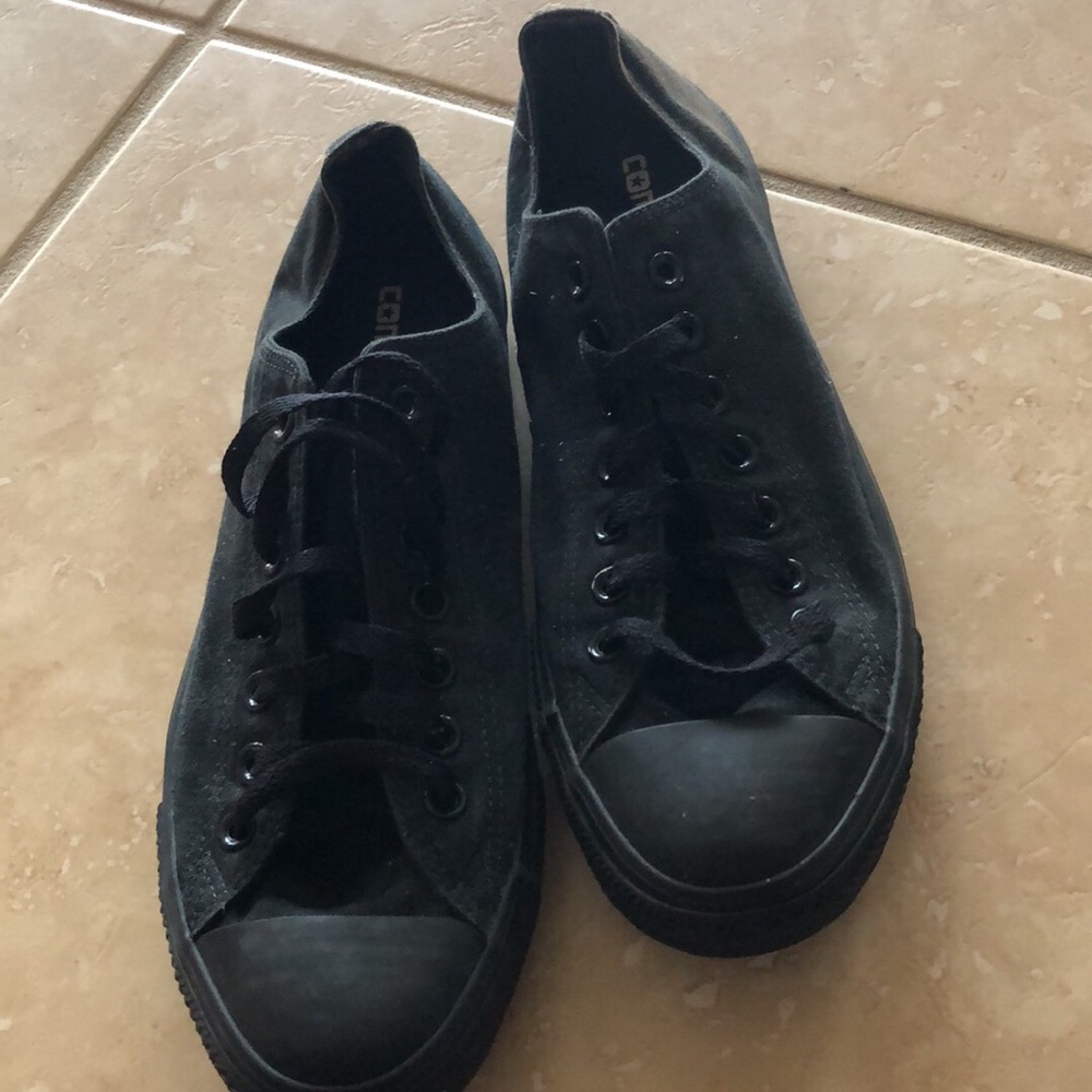 All Black Converse